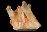 Tangerine Quartz Crystal Cluster - Madagascar #112810-2